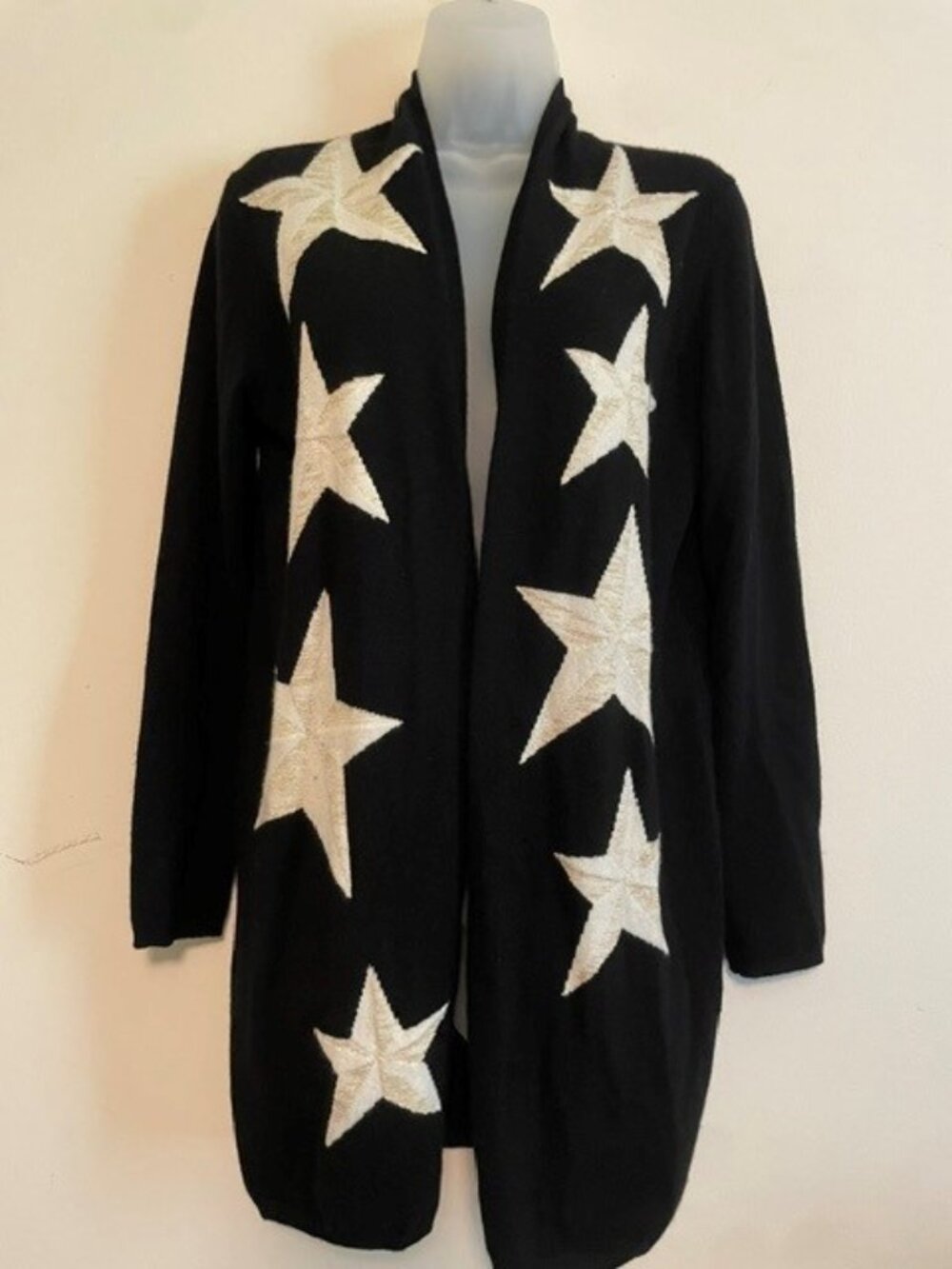 Neiman Marcus "Stars" Cashmere Collection Sweater /Cardigan